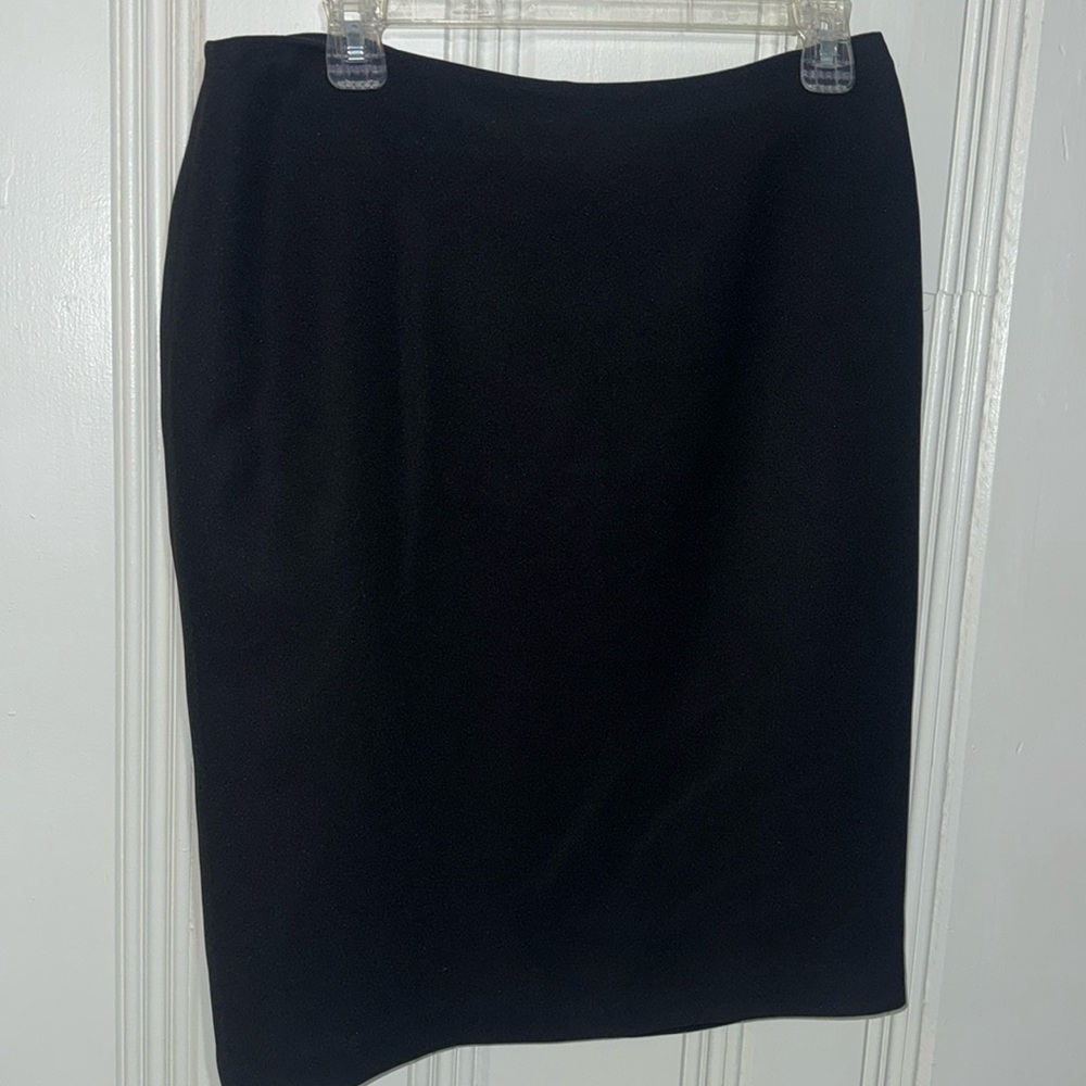 G Essentials Black Knew Length Pencil Skirt Size 10